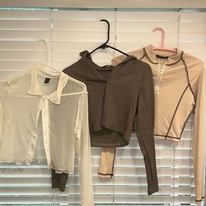 Shein long sleeve tops (BUNDLE)